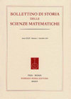 Bollettino Di Storia Delle Scienze Matematiche雜志