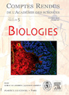Comptes Rendus Biologies雜志