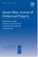 Queen Mary Journal Of Intellectual Property雜志