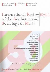 International Review Of The Aesthetics And Sociology Of Music雜志